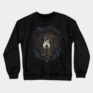 "The Dark and Twisty Maze" Crewneck Sweatshirt